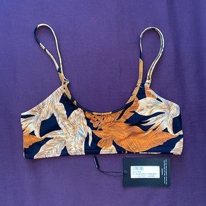 Pretty Little Thing Palm Leaf Bikini Top